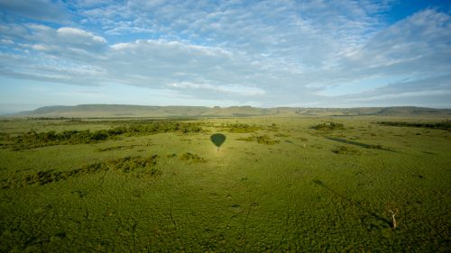 The endless emerald grasslands of the Maasai Mara 