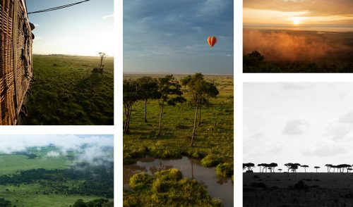 One of the best ways to experience the Maasai Mara from above