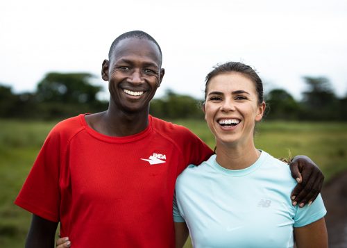 Robert and Nicky, brought together by a passion for running