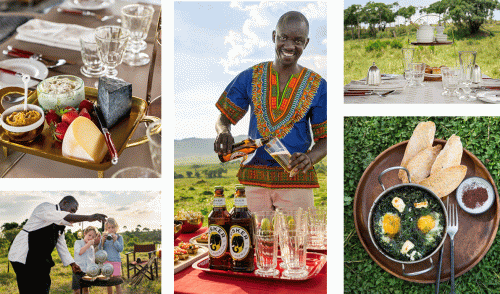 Food and staff at Angama Safari Camp; filled with warmth, love and laughter