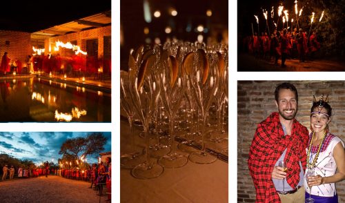 New Years Eve festivities at Angama Mara