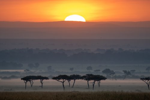 The first Mara sunrise of 2021