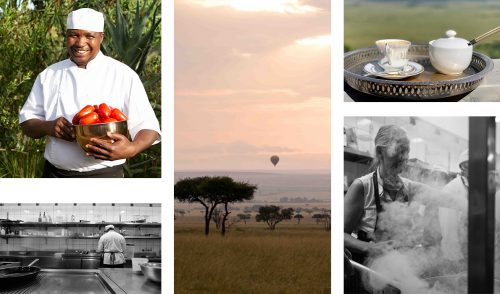 From coffee with a view to the heat of the kitchen, all in a days' work for the Angama chefs
