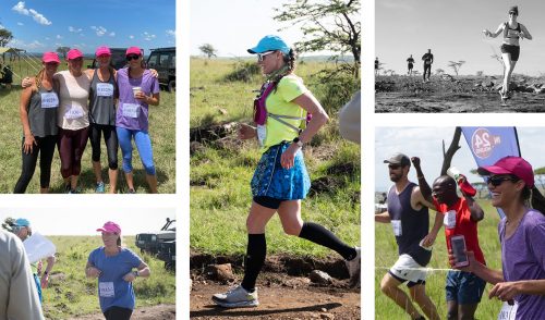 Members of the all-women’s team, Running Wild 