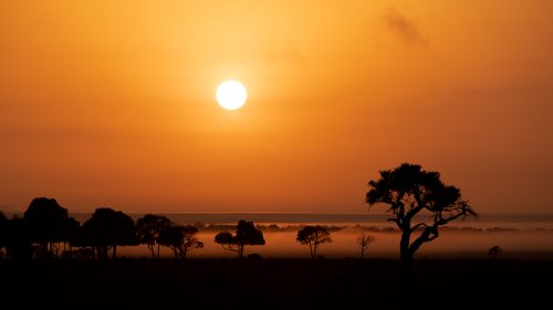 A magnificent sunrise in the Mara Triangle