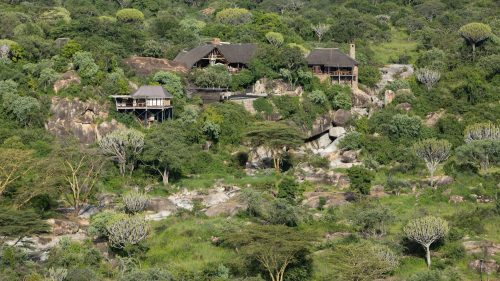 Perched atop a rocky gorge, the sublime Mwiba Lodge