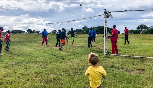 Everyone loves Volleyball at Angama Mara