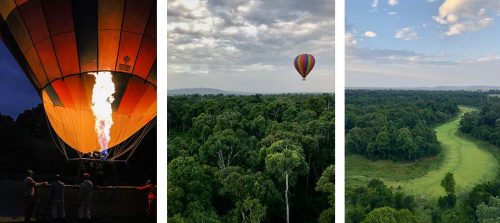 Floating over the out-of-reach places of the Mara 