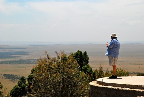 Steve Fitzgerald dreaming his Angama dream as captured by Duncan