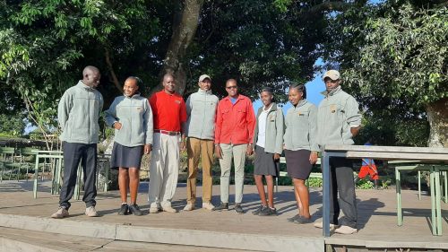 Above: Welcoming the six lovely Lengishuans