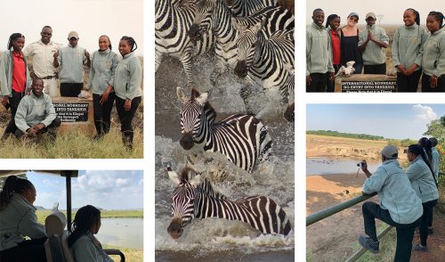 On their last day, Barrack took us on a game drive where we saw a crossing and went to the Tanzania border