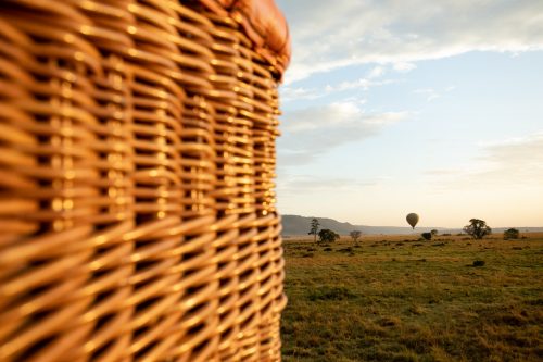 The view from the basket   is truly spectacular – from any angle