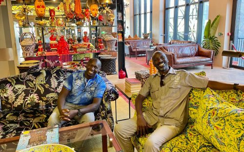 Ardmore sofas and an African-chic gift shop welcomes you to the restaurant at The Silo Hotel 