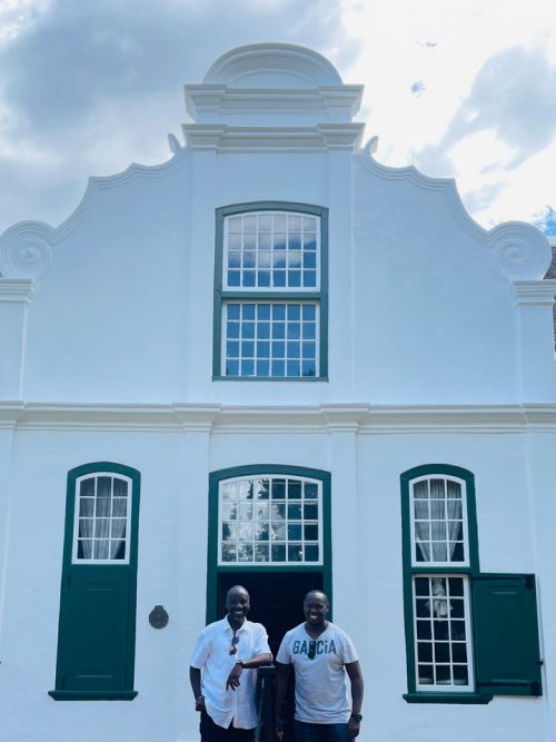 Getting the feel of a 325 year old Cape homestead at beautiful Boschendal