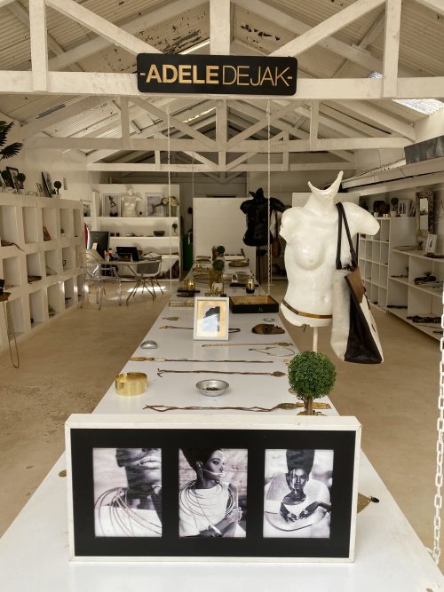 Stepping into Adele's beautifully merchandised studio and shop