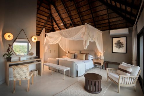 The beautiful interior of River Lodge's Luxury Suite
