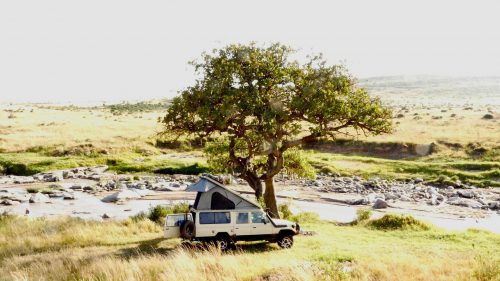 After leaving, we camped on the banks of the Sand River, bordering Tanzania