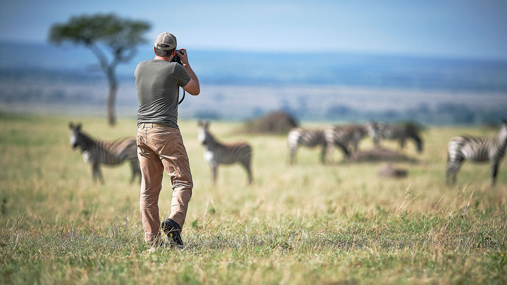 Photo safari at Angama Mara in Kenya, Africa