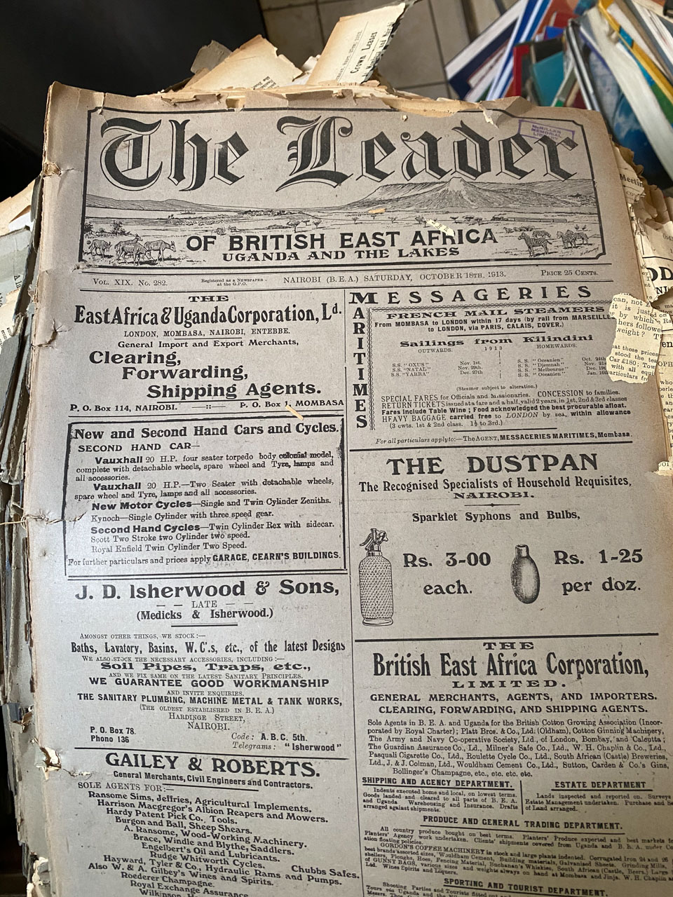 Its impressive newspaper collection dates back to 1906
