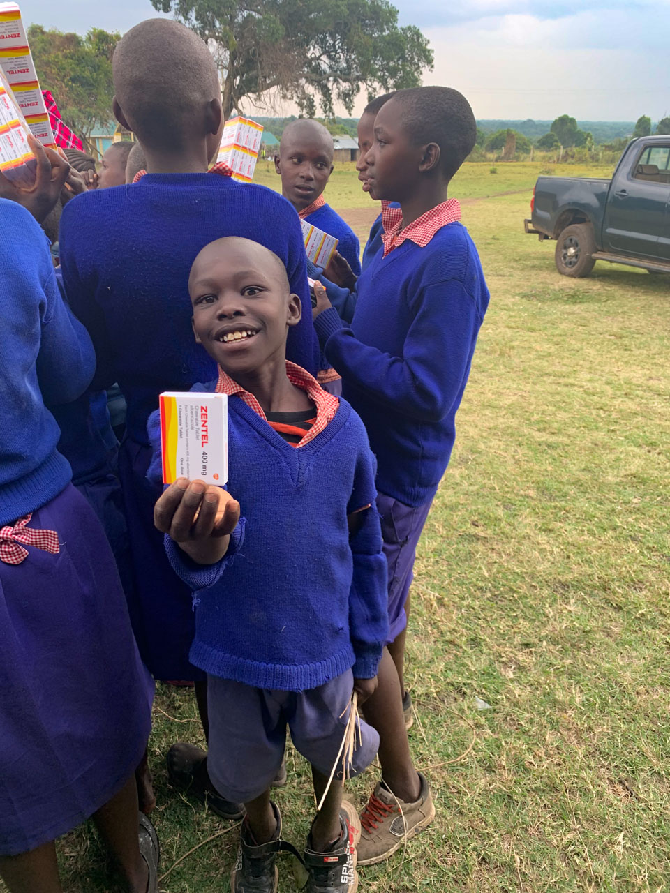 This deworming project will keep pupils strong and healthy for their studies 