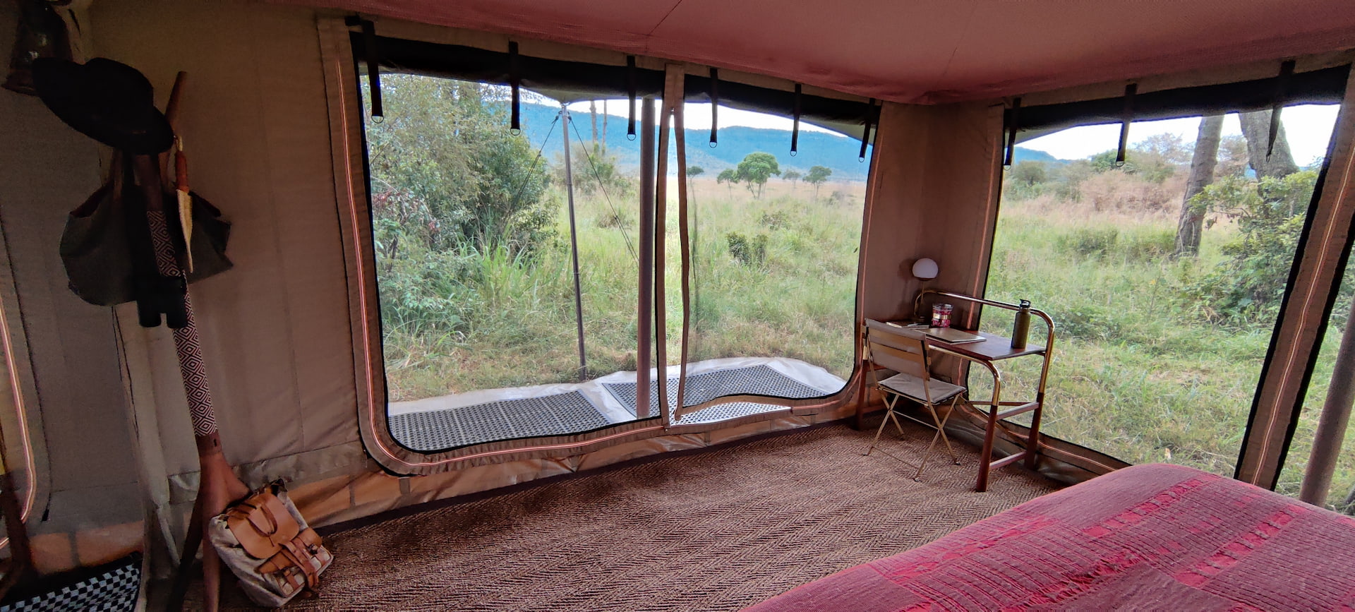 Both uninterrupted privacy and views for each tent