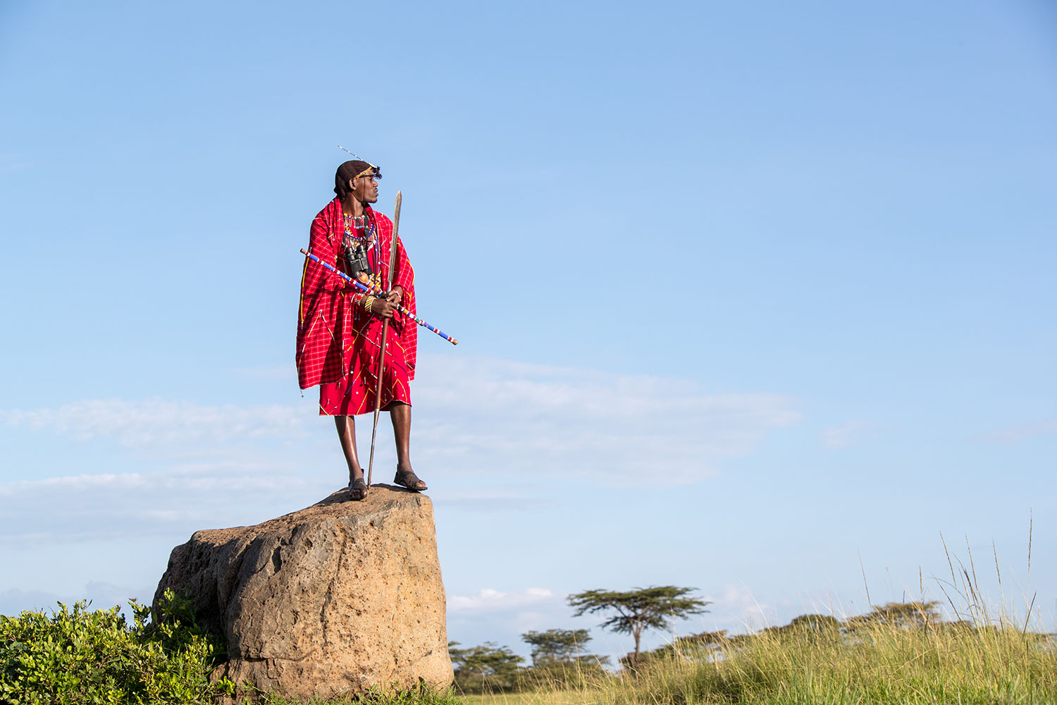 Above: Maasai warrior, Fred, captured beautifully by Klaus in 2018