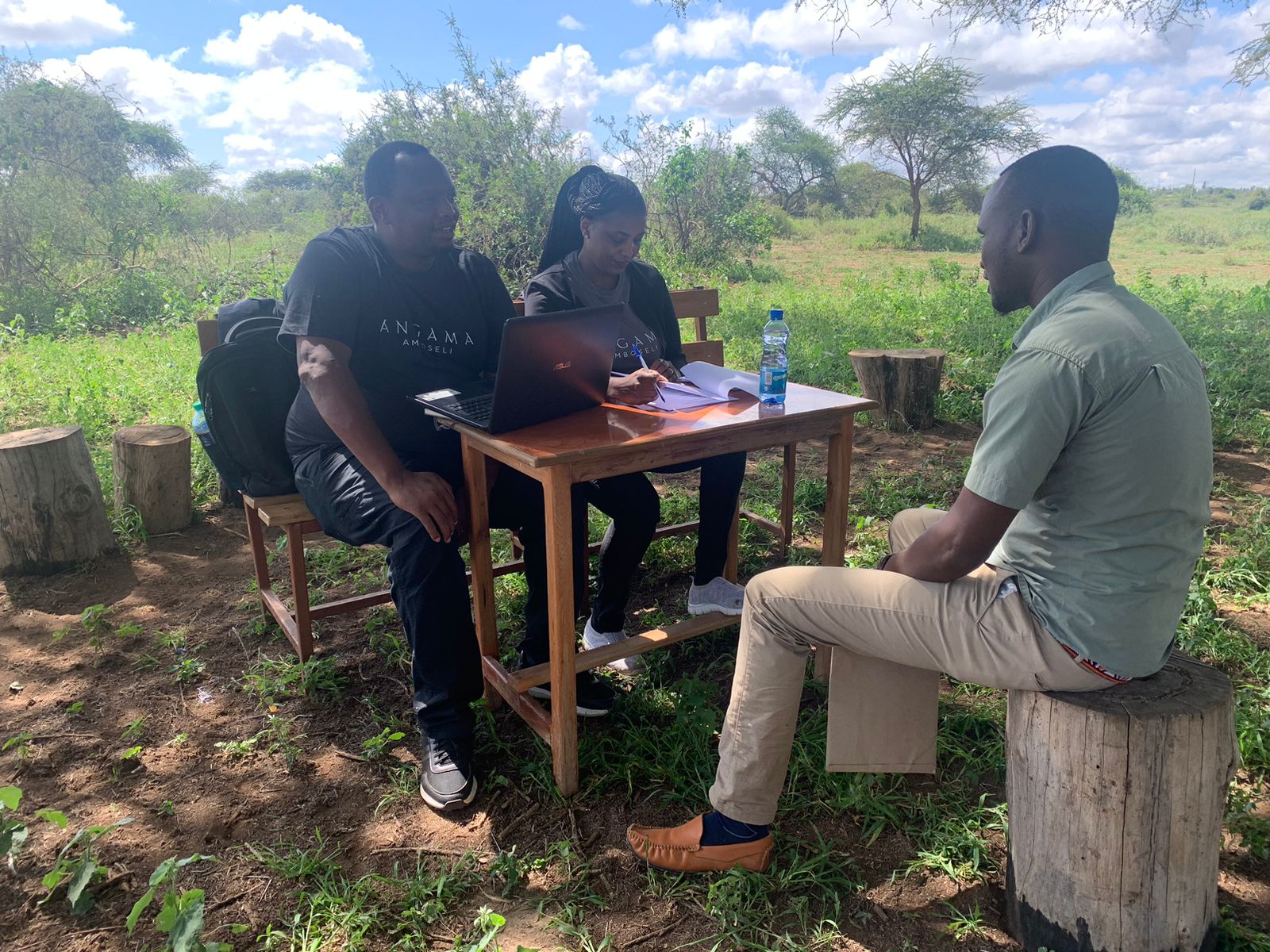 Some of the team from the Mara and Nairobi helped interview candidates