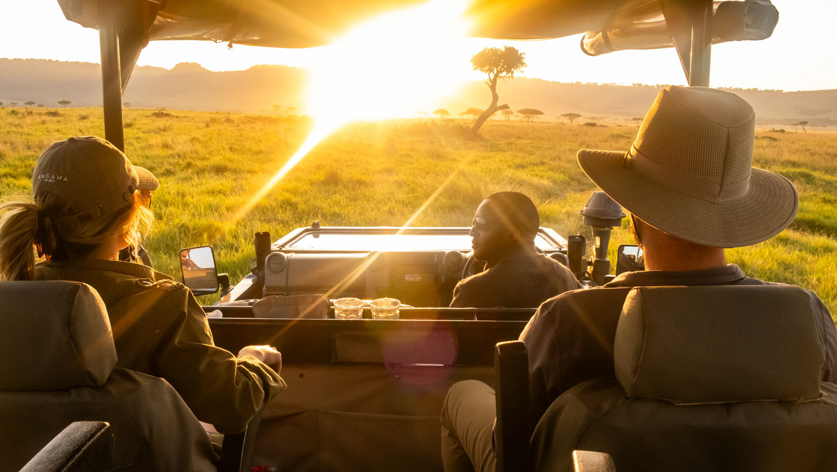 Above: There's never a dull moment in the Mara