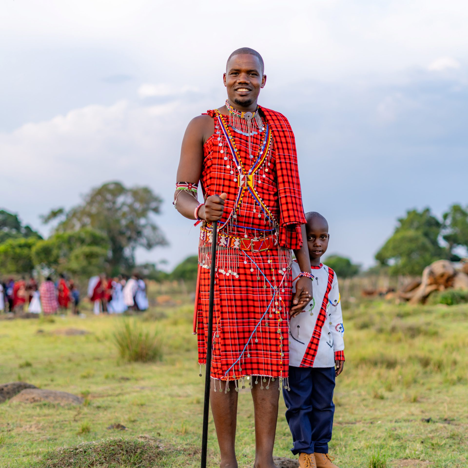 A father and son with big plans