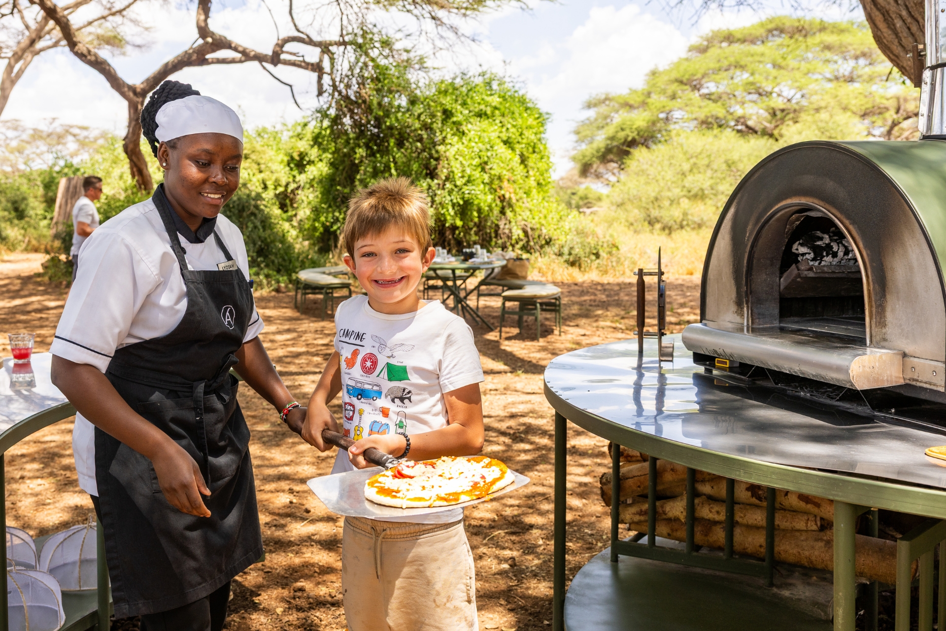 Lunch is served, the Amboseli way