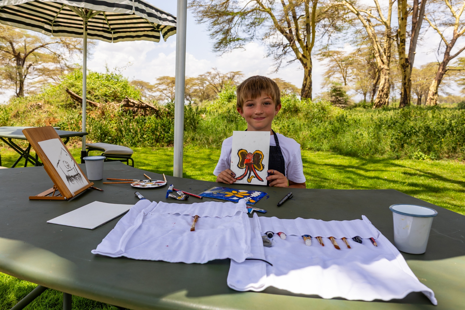 An afternoon at the Glade, Angama Amboseli