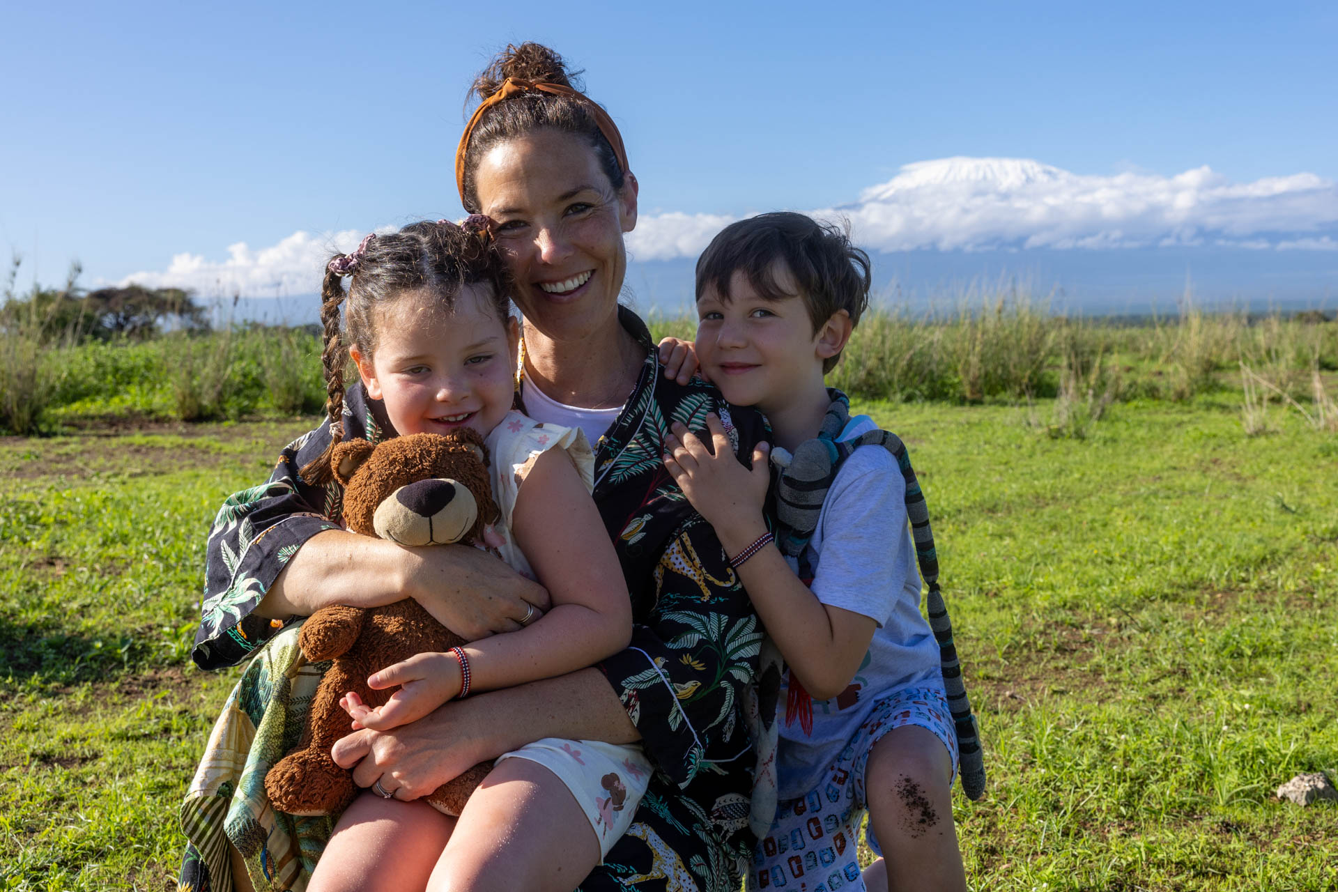 PJ Safari has to include cuddles & soft toys