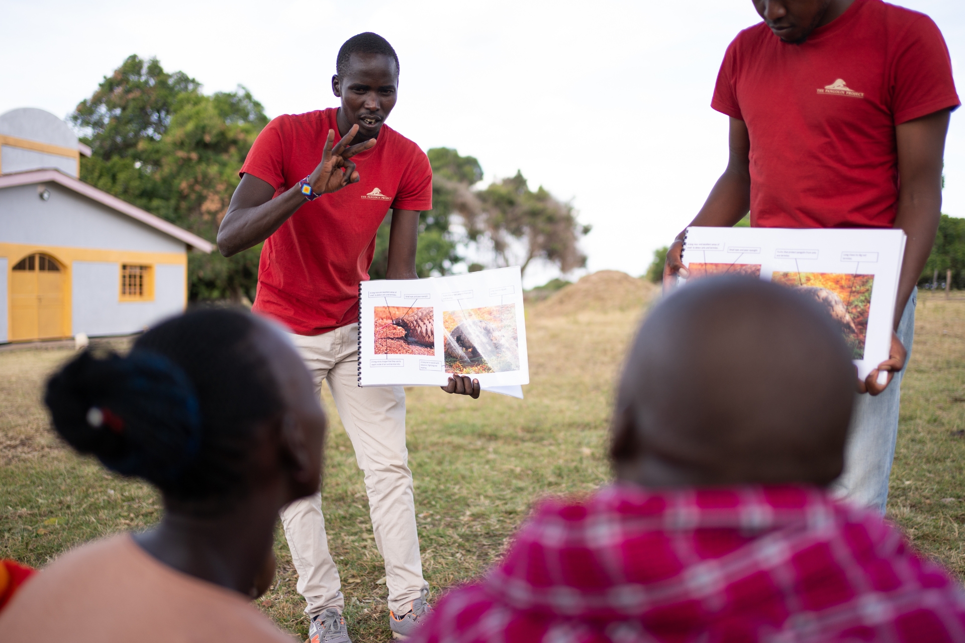 The Pangolin Project works closely with the surrounding community to educate