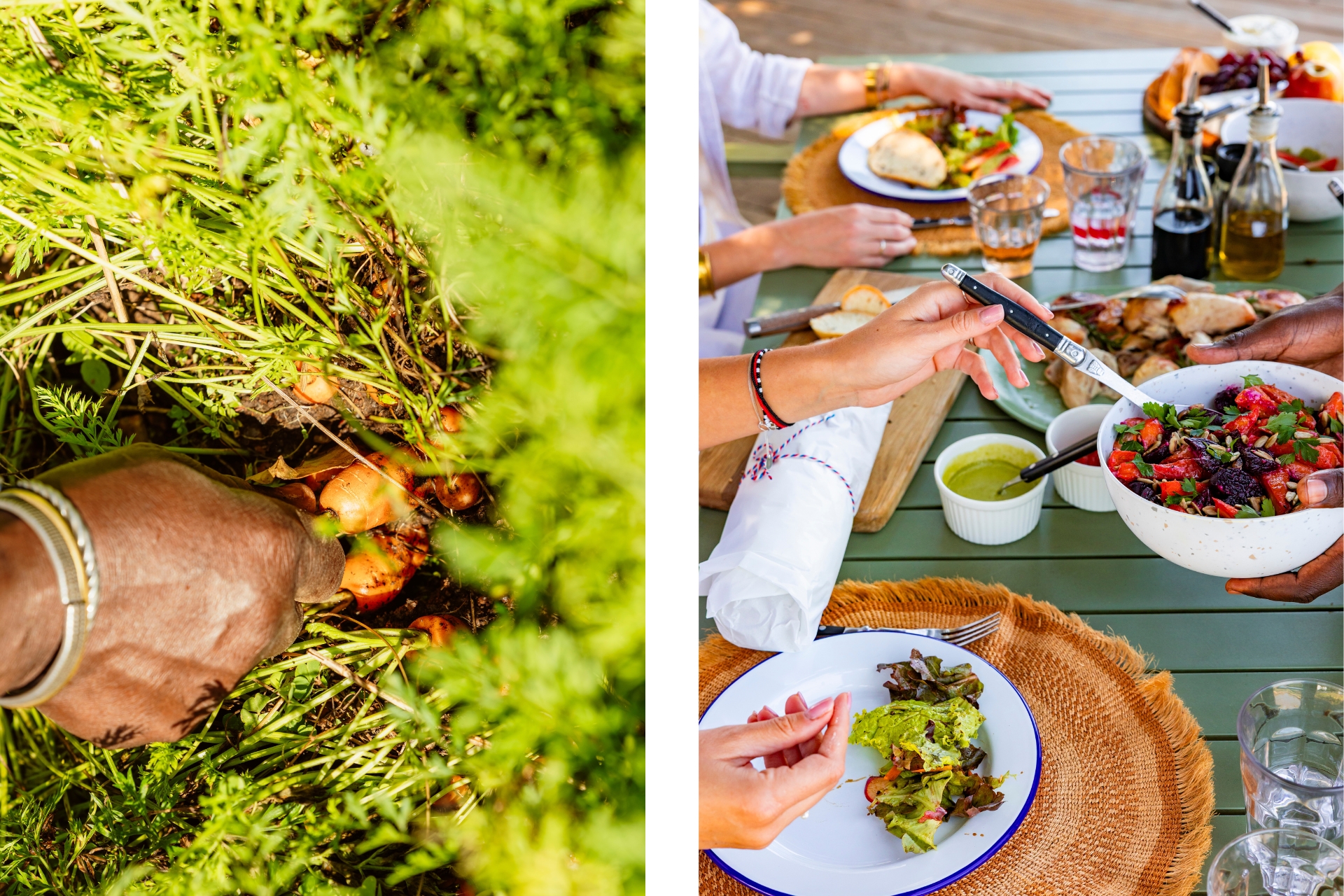 Lunch, before and after