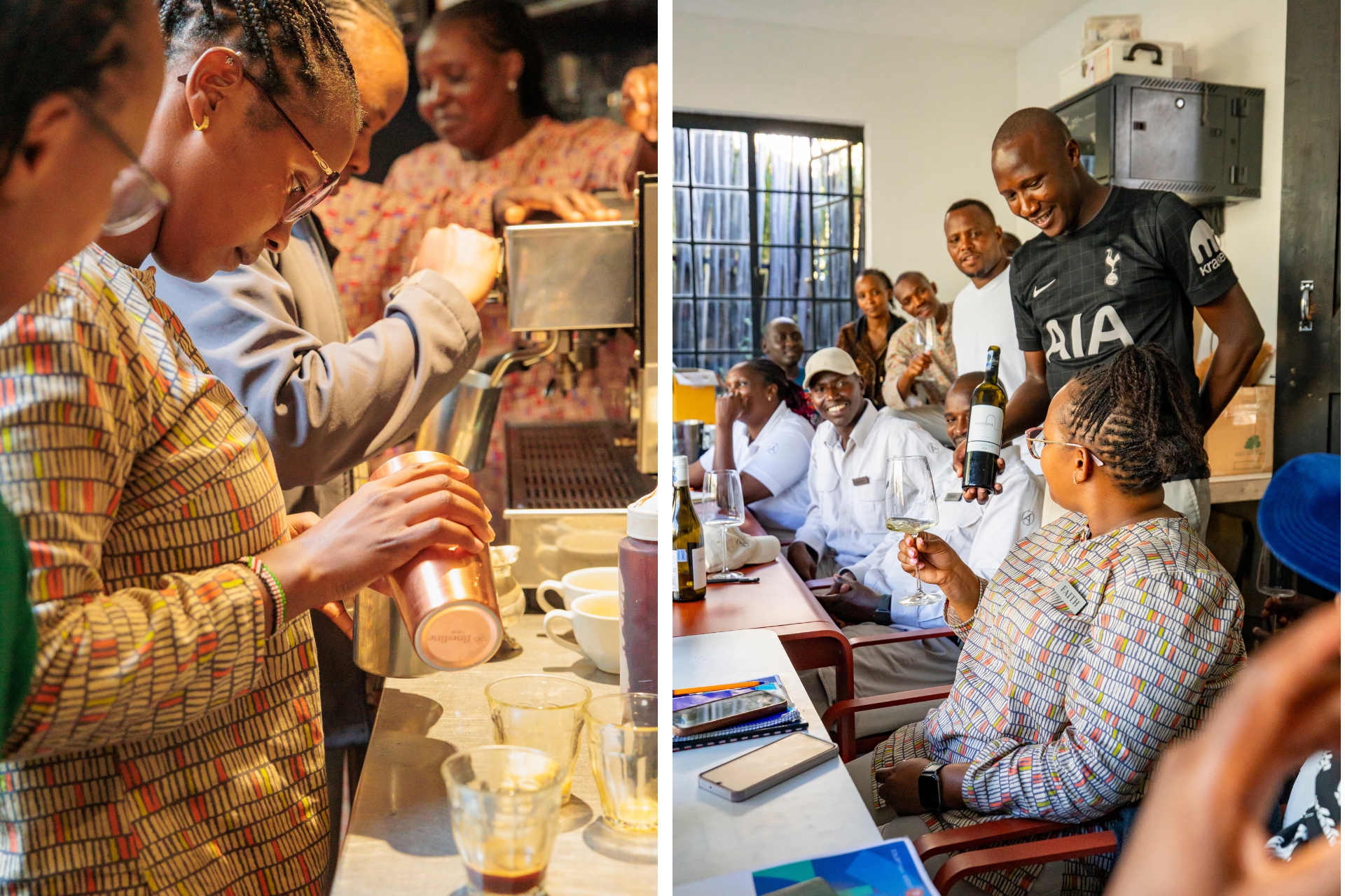 Learning the coffee, learning the wine —and what the other person's job really takes