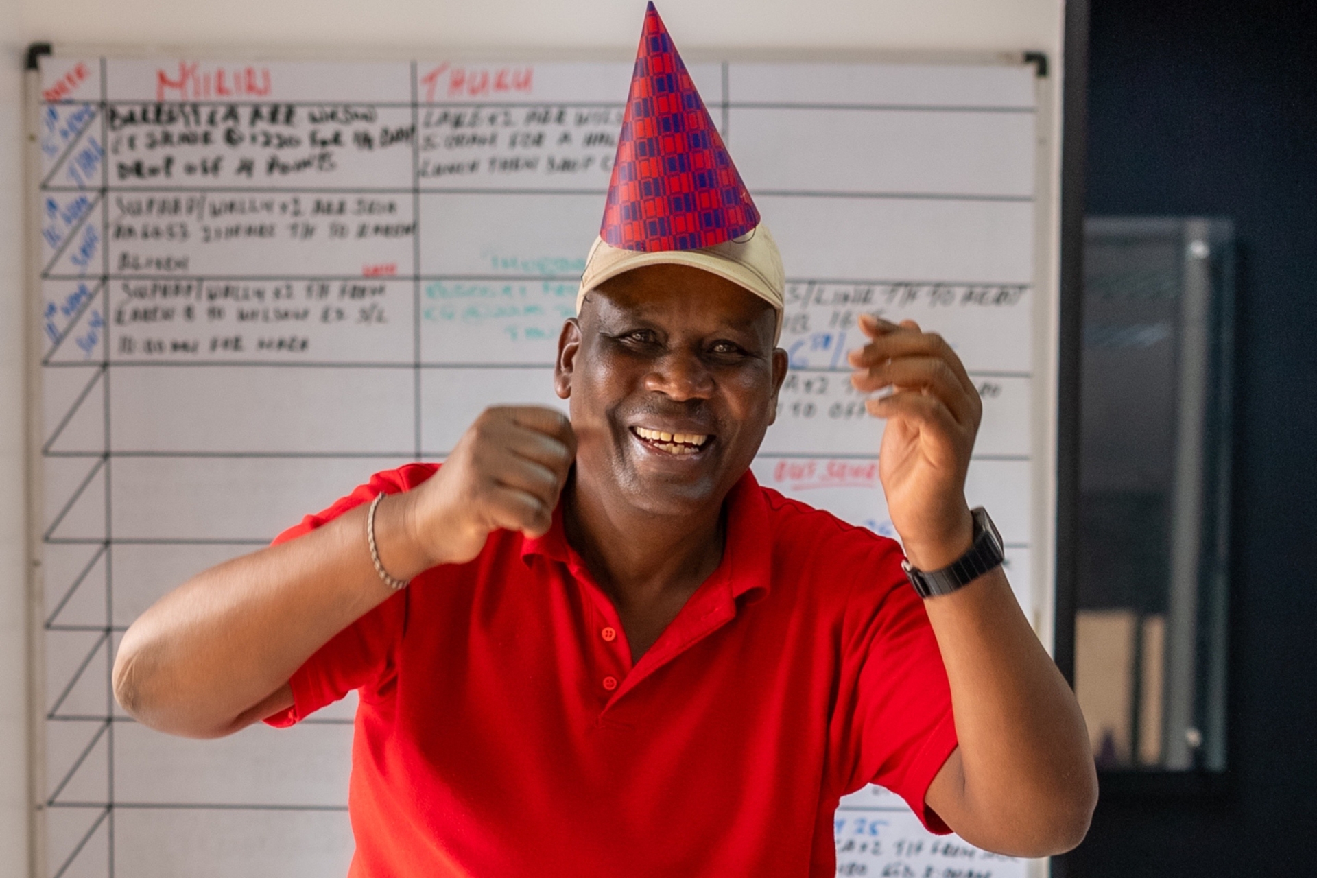 Above: Celebrating 11 years of Thuku!