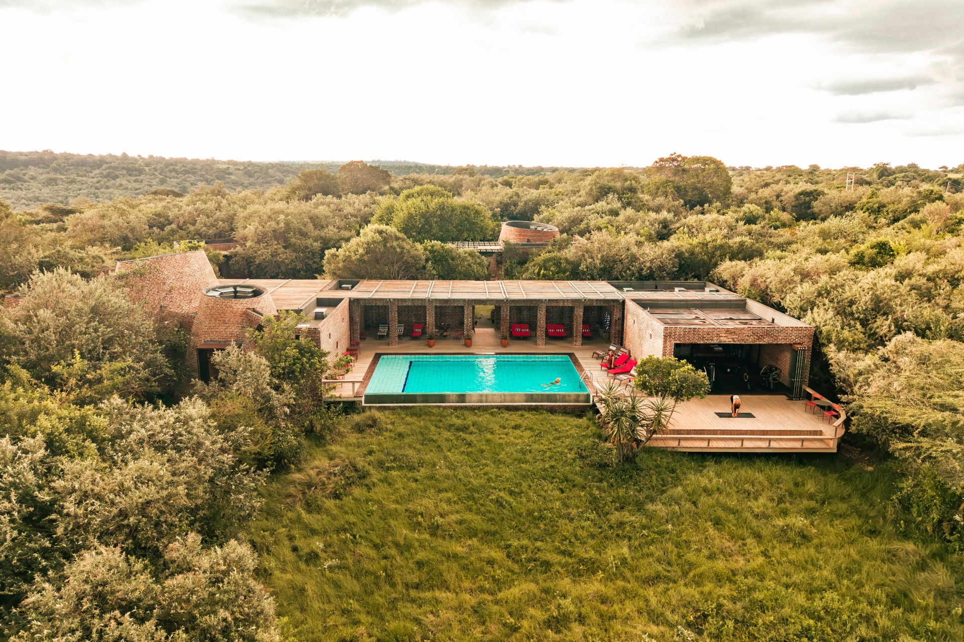 Hot days on safari earn a relaxing afternoon alongside The Swimming Pool