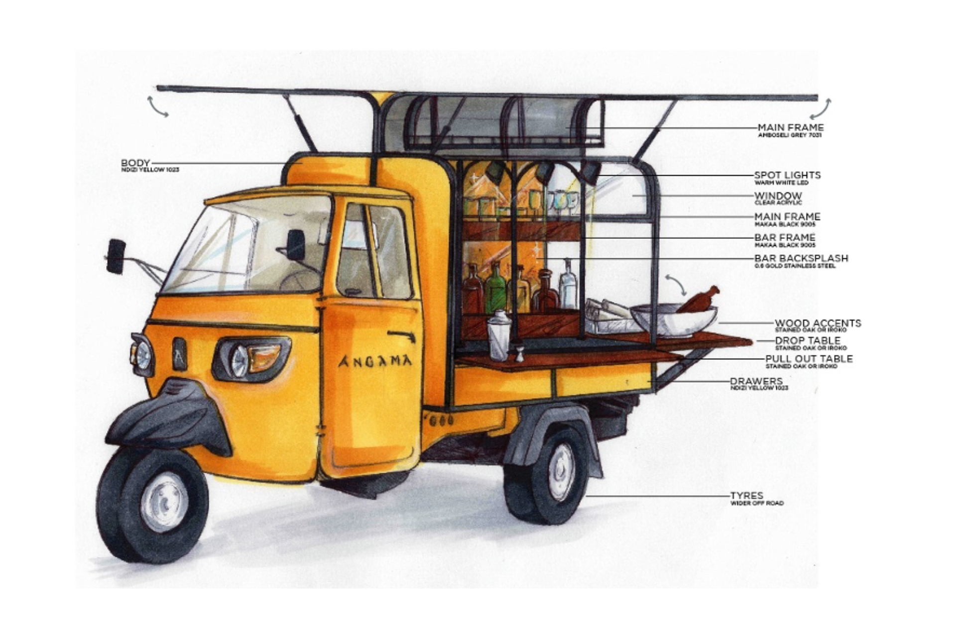 Carefully sketched, cleverly built and finally brought to life — one busy little bee